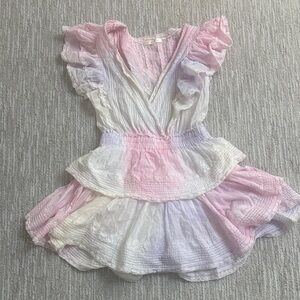 LoveShackFancy Light Pink Lace Detail Dress